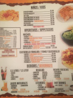 Taqueria El Mezcal menu