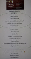 Grütli menu