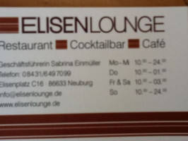 Elisenlounge Inh. Gräbner-wittmann Gastro Gmbh outside