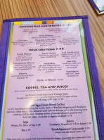 Wild Eggs menu