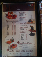 Express Sushi Teriyaki menu