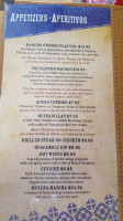 Rancho Grande menu