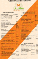 Mariscos La Jaiva menu