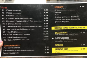 Tacusa Tacos N Pupusas menu