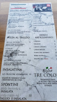 Tre Colori menu