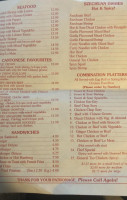 Lucky Kitchen Restaurant menu