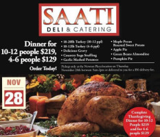 Saati Deli Catering Llc food