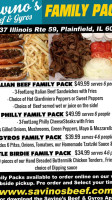 Savino's Beef Gyros food