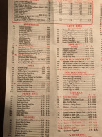 King Hing menu