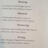 Italia Ristorante menu