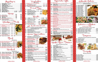 Asian Wok menu