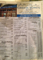 Greek Town Grill menu