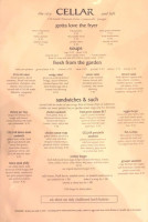 The City Cellar And Loft menu