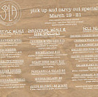 Sola Deli menu