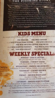 Pigskins Bbq menu