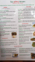 Thai Spice Kitchen menu