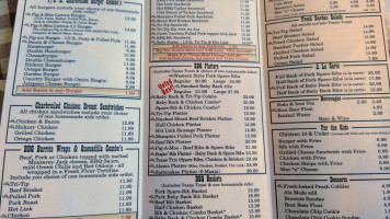 Texas West BBQ menu