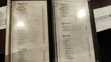 GAYA Sushi menu