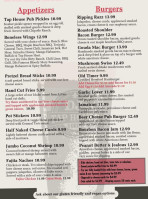 Dj's Tap House Grill menu