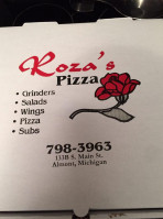 Almont Roza's Pizza menu