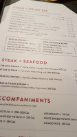 The Keg Steakhouse & Bar menu