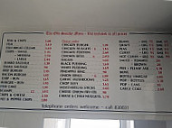 Old Smithy menu