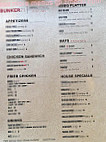 Bunker21 menu