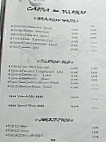 A Raposa menu