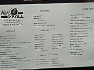 Nori Roll menu