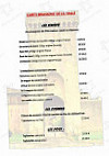 Brasserie De La Halle menu