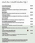 Deception Bay Tavern menu