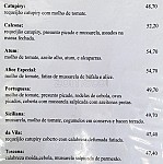 Oficina de Pizzas menu