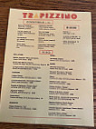 Trapizzino menu