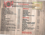 Rivers Bend Ice Cream Country Diner menu