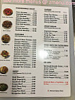 Asian Cafe menu