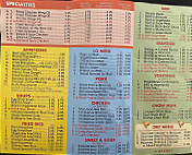 Golden China menu