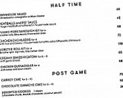 Rosie menu