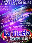 La Fiesta menu