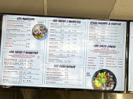 Mariscos Kikas menu