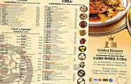 Golden Dynasty menu