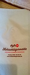 Holzschlagermatte