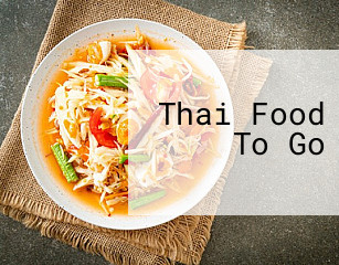 Thai Food To Go