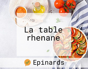 La table rhenane