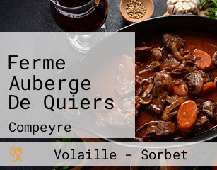 Ferme Auberge De Quiers