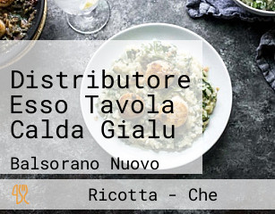 Distributore Esso Tavola Calda Gialu