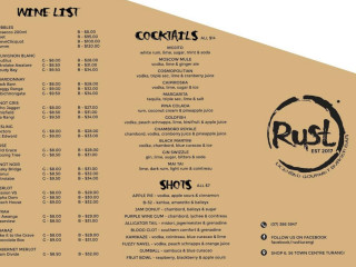 Rust Licensed Gourmet Burger