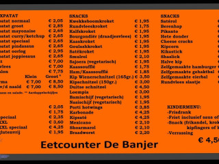 Eetcounter De Banjer Peize