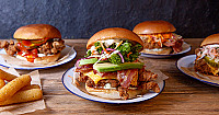 Cluckleberry Finn Fried Chicken Burgers