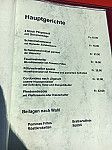 Wannenhof menu