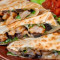 Shrimp Mushroom Spinach Quesadilla